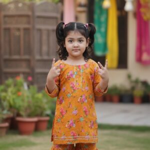 Sweet Marigold Cotton Gharara 🌼